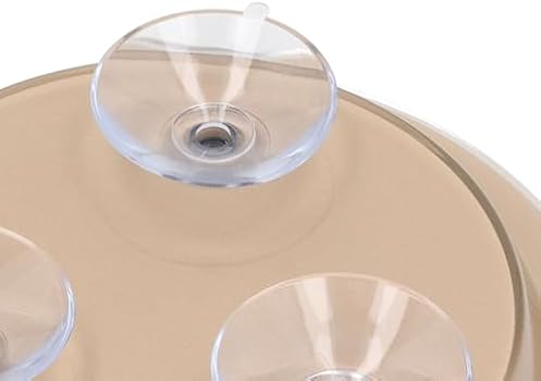 Miroir De Maquillage Rond Portable, Grossissement 20X, Ventouse, Point Noir, Vanité, HOMake Up