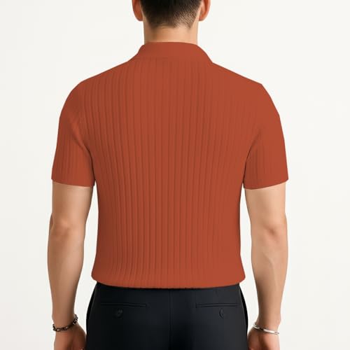 Image of Leriya Fashion Tshirt for Man | T Shirt for Mans | Mens Tshirts | Polo T- Shirt for Mens | Half Sleeve Polo Neck Tshirt for Men (Available in Plus Sizes)