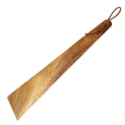 Image of Whispern Cloud 12 Inch Teak Wood Spatula, Non Stick Pan Friendly Wooden Cooking Turner, Natural Kitchen Scraper for Baking, Sourdough & Everyday Use