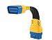 Produktbild PLAYOCCAR OBD-II Verlängerung, 16 Pin Stecker auf Buchse OBD2 Kabel-Verdickungs-Nylonmaterial 30 cm