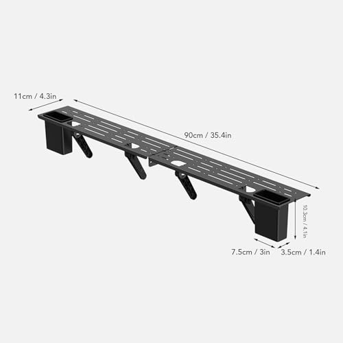 Étagère Flottante Réglable RiToEasysports Libérez l'Espace pour Console et Décodeur