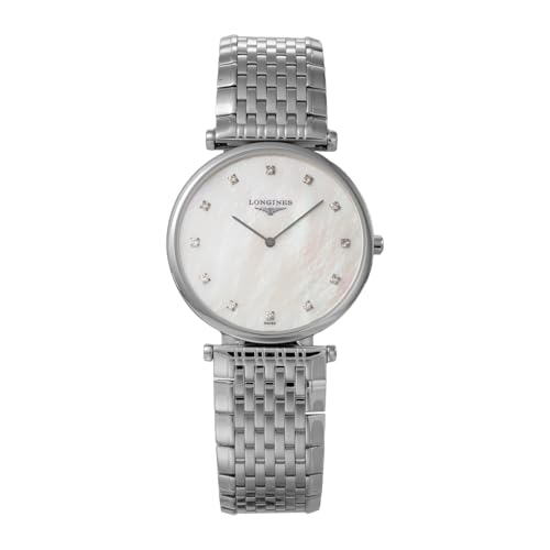 [LONGINES] ���f�B�[�X �r���v Watch �����W�� LA GRANDE CLASSIQUE �O�����N���V�b�N L4.709.4.88.6 �N�H�[�c ���퐶���h�� �T�t�@�C�A�K���X �z���C�g�p�[�������� �X�e�����X�X�`�[�� [���s�A���i]