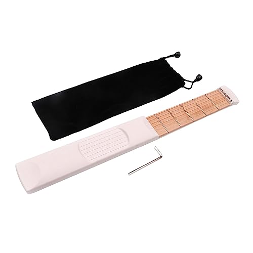 rockible Ferramenta de de guitarra acústica de bolso 6 escala, aparelho portátil para treinamento de