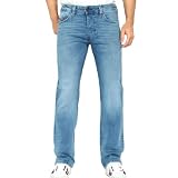 Diesel Larkee Herren-Jeans, Straight, Blau, blau, 28W