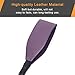 Coolrunner Riding Crop for Horse, 18 Inch Horse Whip with PU Leather Equestrianism Horse Crop Double Slapper Horse Whip Black Crops for Horses (Purple)