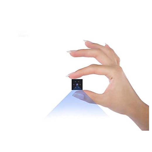 Spy Camera, Hidden Camera Full HD Mini Security Camera Indoor/Outdoor Home Small Nanny Cam Surveillance Cameras Built-in Magnetic & Wearable Camera with Motion Detection and Night Vision Cop cam