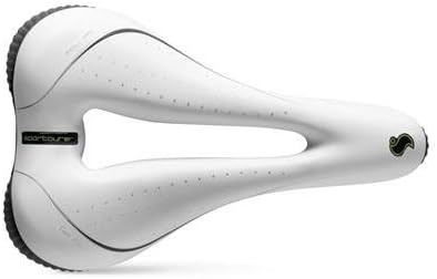 Sportourer Garda Lady Gel Flow Trekking Bicycle Saddle (White)