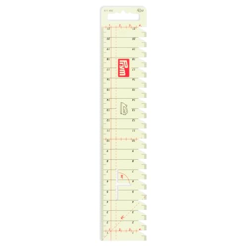Prym 611492 Bügelhandmaß transparent