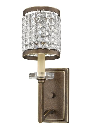 Image of Livex Lighting 50561-64 Gramercy 1-Light Wall Sconce, Hand Painted Palacial Bronze