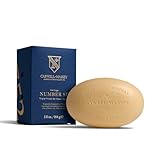 Caswell-Massey Number Six Natural Bar Soap for Men, Moisturizing Body Soap Bar for All Skin Types, Made with Essential Oils & Plant-Based Formula for Soft Skin, Made in USA, 5.8 oz