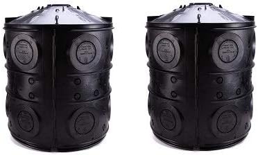NDS Flo-Well 28.75” 40 Gal Drainage Tank - Catch Basin Landscaping Water Diverter (2-(Pack))