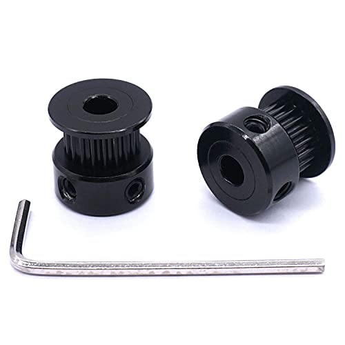 Polea GT2 20T de aluminio para impresoras 3D con eje de 5mm 3