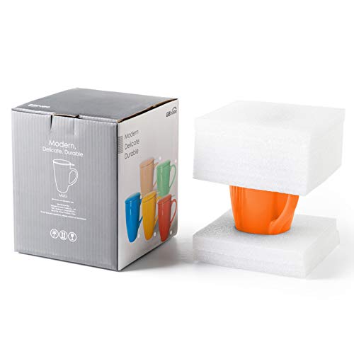 GBHOME Tea Mug with Infuser and Lid, 17 OZ Large Tea Strainer Cup with Tea Bag Holder for Loose Tea, Ceramic Tea Steeping Mug for Women/Men/Office/Home/Gift, Orange - Thumbnail 7