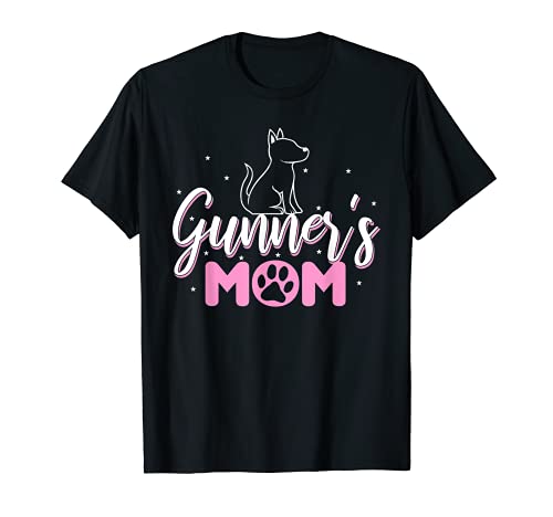 Dog Gunners Mom T-Shirt, Black