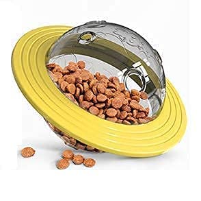 RvPaws Tumbler Treat Ball, Pet Dog Food Feeder Tumbler Toy, Puppy Tumbler Leakage Food Dispenser Multifunctional Chew Interactive Play Toys for Dogs Feeding (Color May Vary) (B09NGTFLYC) Amazon Price History, Amazon Price Tracker