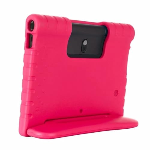 Funda para Lenovo Yoga Smart Tab YT-X705 carcasa ligera de EVA rosa con soporte resistente de 10.1