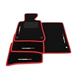 FORMA: Alfombrillas no universal pero con una forma especial para la forma del suelo de su coche. Nuestras alfombrillas a medida garantizan una mejor protección que las universales, que pueden tener problemas de adaptación y están creadas para medidas estándar, impidiendo así una protección completa de todo el suelo del coche. Gracias a su precisión, nuestras alfombrillas se adaptan perfectamente al interior del coche.