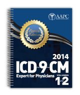 2014 Legacy ICD-9-CM Expert for Physicians, Vols 1-2 193734830X Book Cover