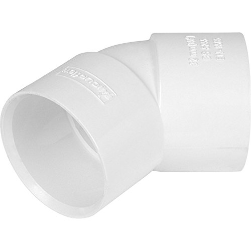 Shirenock White Solvent Weld Bend 135°, Colour Diameter 50Mm, 1 In Pack