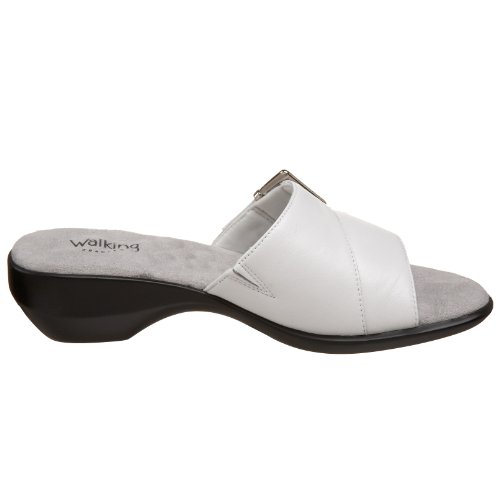 Walking Cradles Women's Sunshine Buckled Sandal,White Nappa,7 Xw Us #TOP5