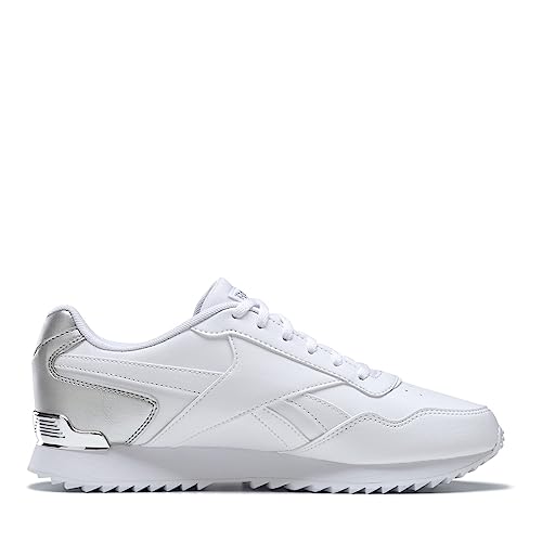 Reebok Women's Sneakers, White Silver Met White, 6.5