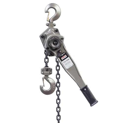 JET 1-1/2 Ton Lever Hoist with Shipyard Hooks (JLP-150A-10SH)