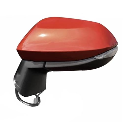 �ԗp�T�C�h�~���[ 6/8PIN �o�b�N�~���[�A�Z���u�� �A�Z���u�� �T�C�h�~���[�J�o�[�L���b�v���M�K���X�����Y �ɓK������ �J���[�� 2019 2020 2021 �~���[ �T�C�h�~���[(Left 6 Wire Orange)