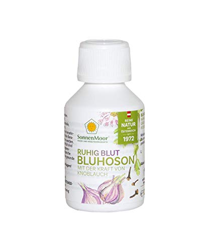 SonnenMoor Bluhoson natürliche Kräutertropfen - 100 ml zum Einnehmen - aus Knoblauch, Gewürznelken, Zimtrinde und Sellerieblättern Cover