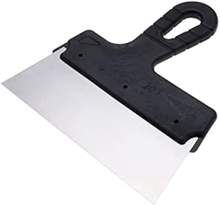 Putty Knife, Wide Filling Knife 200mm, Putty Filler Knife, Stainless Steel Taping Knife, Flexible Mastic Knife, Scrapper, Spreader Spatula, Putty and Paint Removal Tool, Drywall Filling Tool