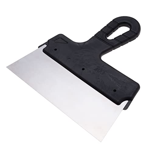 Putty Knife, Wide Filling Knife 200mm, Putty Filler Knife, Stainless Steel Taping Knife, Flexible Mastic Knife, Scrapper, Putty and Paint Removal Tool, Drywall Filling Tool (Pack of 1)