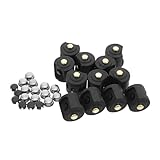 Material: construida de metal sólido, esta mini tapa de botón de linterna ofrece una resistencia excepcional para la tapa trasera de la linterna, satisfaciendo las demandas de uso rudo al aire libre, tapa de botón de linterna en miniatura, tapa del extremo del interruptor de botón pulsador