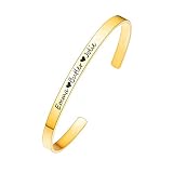 Custom4U Bracelet Personnalisé Prénom Femme Argent,Bracelet Jonc Ouvert en Argent 925 Gravé Nom pour Femm Fille Maman,Bracelet Fantaisie Plaqué Or Cadeau Anniveisaire Marriage