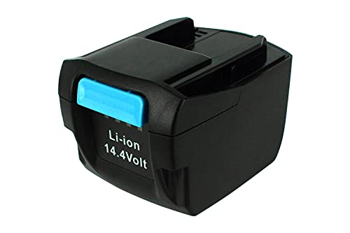 Capacità: 5000 mAh PowerSmart® 5000mAh 14,40V Li-ion Batteria per Hilti SFH140A, SFH140A, SID 14-A, SID 14-A, SIW14-A, 418263, 429788, B14/3.3