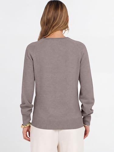 Image of ANRABESS Women Long Sleeve Rolled Neck Fall Lightweight Sweaters Top