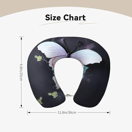 Almohada de viaje espuma viscoelástica cuello en U miniatura 4