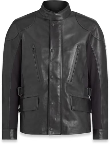 Belstaff Maelstrom Giacca in pelle moto, nero, M