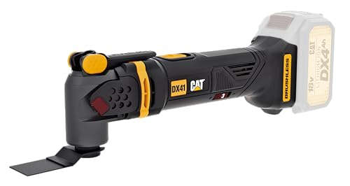 MULTIFERRAMENTA OSCILANTE A BATERIA CATERPILLAR BRUSHLESS 18V DX41B - BATERIA E CARREGADOR NÃO INCLU