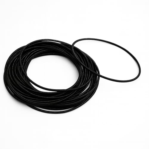 MAJALE Pulseras Cuerdas de Guitarras para Mujer - Set 10 pulseras negras-...