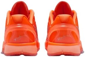 Kobe VI Protro GS em laranja total/prata metálico branco por NIKE