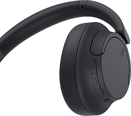 Sony Wireless Noise Cancelling Headphones - Over The Ear Bluetooth Headset With Mic For Phone-Call – Black + Neego 3.5Mm Headphone Extension Cable, 10Ft #TOP7