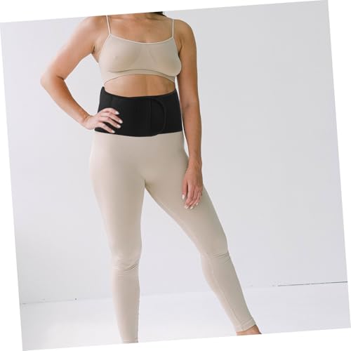 Faja deportiva de soporte lumbar para cintura negra miniatura 6