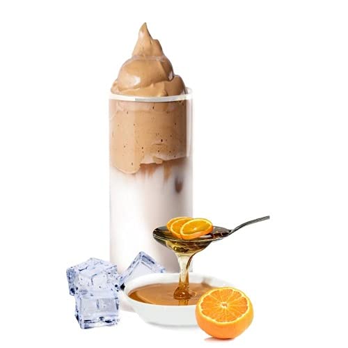 Eiskaffee mit Orangensirup Geschmack Abpackung 100 x 1 kg