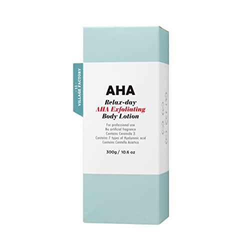 Village11Factory BLZ_EZ_C0318040010 Aha 12% Body Lotion, Korean Body Cream, Exfoliating & Rejuvenating Formula With 12% Glycolic Acid And Hyaluronic Acid. Unscented thumb #1