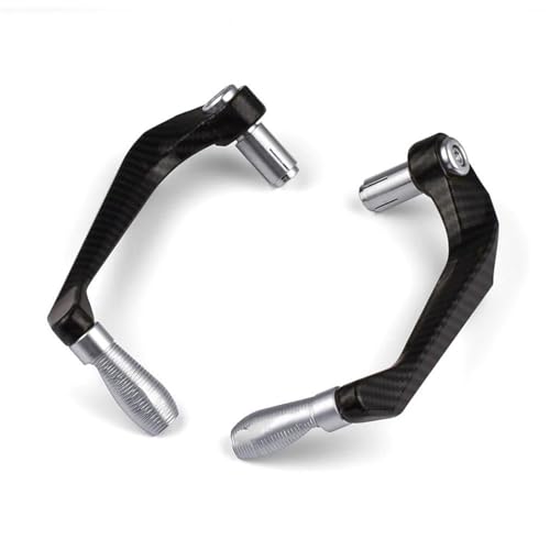 Garde-main de moto argent protégeant le levier de frein Gixxer SF250