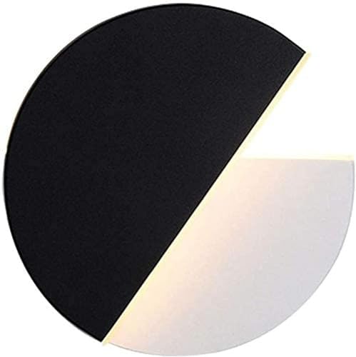 Lampe murale moderne LED noire applique rotative salon et couloir