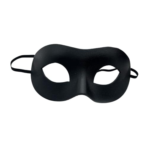 Lyivisk Venezianische Maske Schwarz Herren Maskenball Maske aus bequemem Stoff für Karneval Halloween und Mottoparty Klassische Gesichtsverkleidung im Vintage Stil