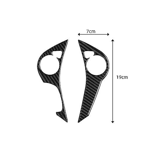 Image of Car Steering Wheel Key Panel Sticker for Honda Accord 20132014201520162017 Honda Accord Accessory Decal Carbon Fiber Inner Cover