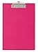 Produktbild Maul 2335222 Schreibplatte Folienüberzug, Klemmbrett A4 Hoch, Einschiebbare Aufhängeöse, Pink, 1 Stück