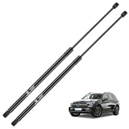 WateryWave 2X Rear Tailgate Struts for Mercedes Benz GLC 2015-2023 Car Boot Gas Springs 646mm Black Gas Struts Boot Struts Shock Lift Support Replace #2539800164, 2539800300, 2539800864