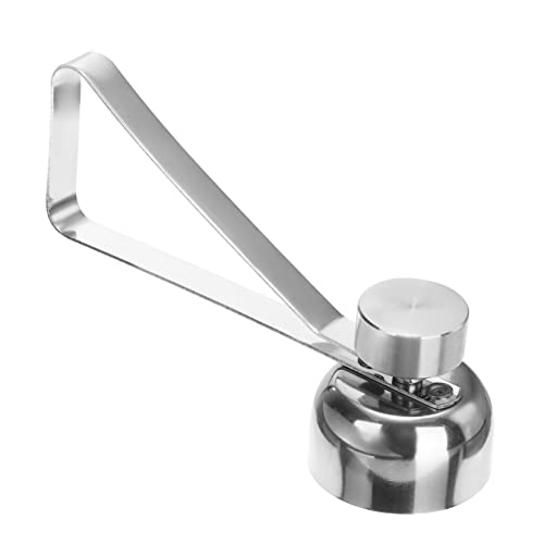 Cabilock Abridor De Huevo De Acero Inoxidable Práctico y Seguro Cortador Cáscaras Para Huevos Duros y Blandos Herramienta De Cocina Compacta Para Facilitar Separación y Apertura
